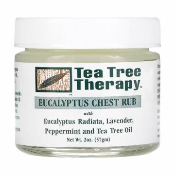 Противопростудный бальзам для тела Tea Tree Therapy с маслами эвкалипта, лаванды, перечной мяты и чайного дерева, 57 г Противопростудный бальзам для тела Tea Tree Therapy с маслами эвкалипта, лаванды, перечной мяты и чайного дерева, 57 г