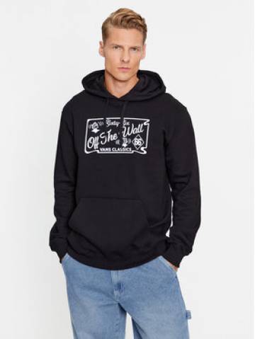 Vans Світшот Diced Po VN0008J0 Чорний Classic Fit Vans Світшот Diced Po VN0008J0 Чорний Classic Fit