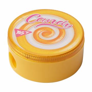 Точилка для карандашей YES Sweet Cream круглая, 1 шт Точилка для карандашей YES Sweet Cream круглая, 1 шт