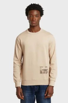 Мужской бежевый свитшот Shipping Бежевый M G-Star RAW D26284,D970