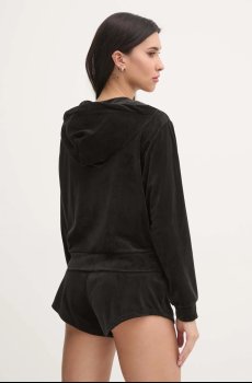 Пижамная кофта Juicy Couture LIV RIB VELOUR HOODIE