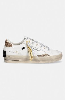 Кожаные кроссовки Crime London SK8 DELUXE