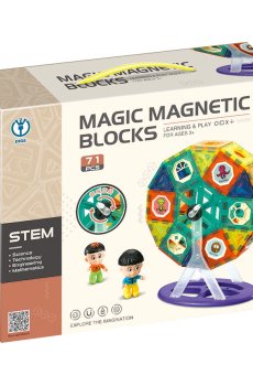 Детский магнитный конструктор MingBO Колесо фортуны, от 3 лет (3401)