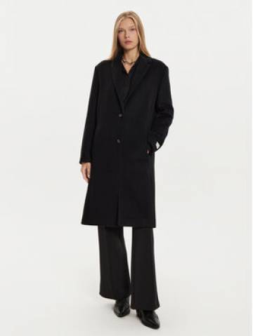 Calvin Klein Вовняне пальто K20K207701 Чорний Regular Fit Calvin Klein Вовняне пальто K20K207701 Чорний Regular Fit
