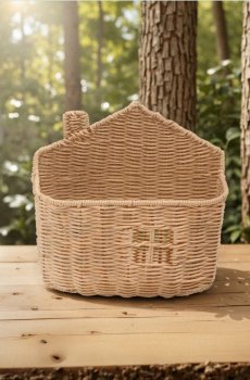 декоративна полку - бежевий