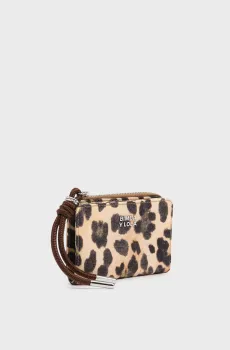 Женский бежевый кошелек с узором Бежевый ONESIZE Bimba Y Lola 262BBK223.10181