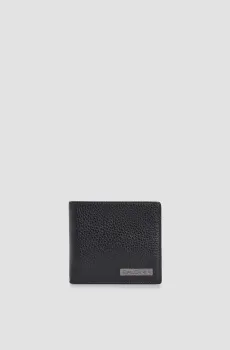 Мужской черный кожаный кошелек Черный ONESIZE Baldinini Q3A003XXCERV;0000