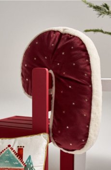 Декоративна подушка - бордовий