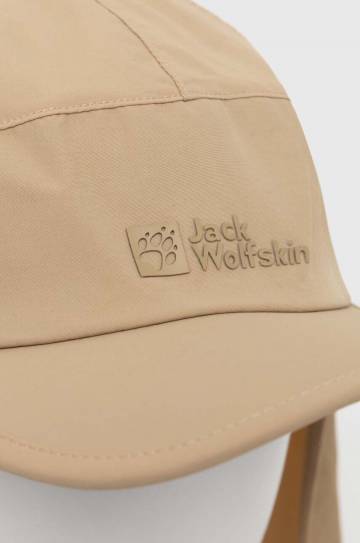 Кепка Jack Wolfskin Canyon цвет бежевый однотонная Кепка Jack Wolfskin Canyon цвет бежевый однотонная