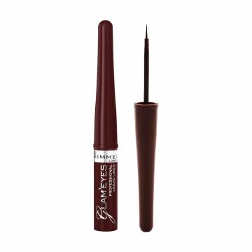 Подводка для глаз Rimmel GlamEyes Professional Liquid Liner 002 Brown Velvet, 3.5 мл Подводка для глаз Rimmel GlamEyes Professional Liquid Liner 002 Brown Velvet, 3.5 мл