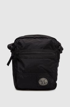 Черная сумка с логотипом