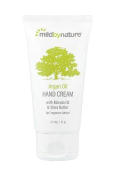Крем для рук mild by nature Argan Oil Hand Cream без запаха, с маслами арганы, марулы и ши, 71 г