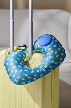 Надувна подушка - жовто-зелений