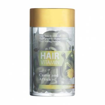 Капсулы LeNika Hair Vitamin против выпадения и для роста волос, с касторовым маслом и маслом арники, 40*1 мл