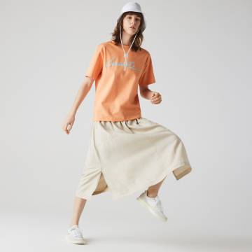 Lacoste футболка жіноча з круглим вирізом Lacoste футболка жіноча з круглим вирізом