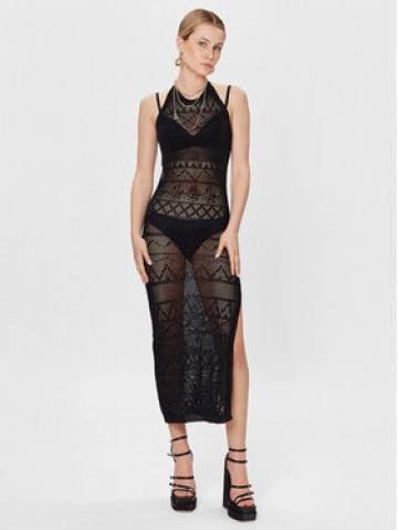 Patrizia Pepe Пляжна сукня 2A2507/K024B-K103 Чорний Slim Fit Patrizia Pepe Пляжна сукня 2A2507/K024B-K103 Чорний Slim Fit