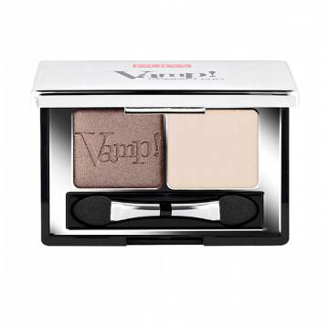 Компактные тени для век Pupa Vamp! Compact Eyeshadow Duo 006 Brown Vanilla, 2.2 г Компактные тени для век Pupa Vamp! Compact Eyeshadow Duo 006 Brown Vanilla, 2.2 г