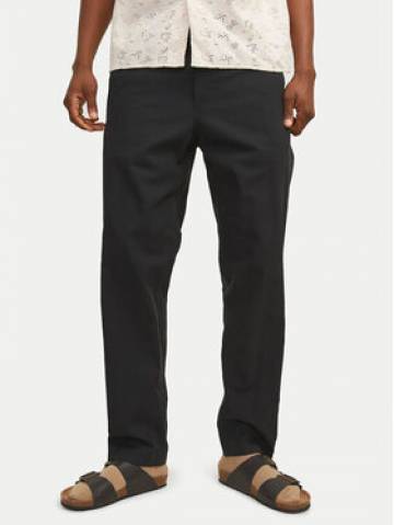 Jack&Jones Штани з тканини Summer 12248606 Чорний Relaxed Fit Jack&Jones Штани з тканини Summer 12248606 Чорний Relaxed Fit