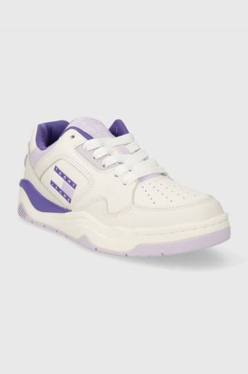 Кроссовки Tommy Jeans TJW NEW BASKET SNEAKER LC цвет фиолетовый EN0EN02524 Кроссовки Tommy Jeans TJW NEW BASKET SNEAKER LC цвет фиолетовый EN0EN02524