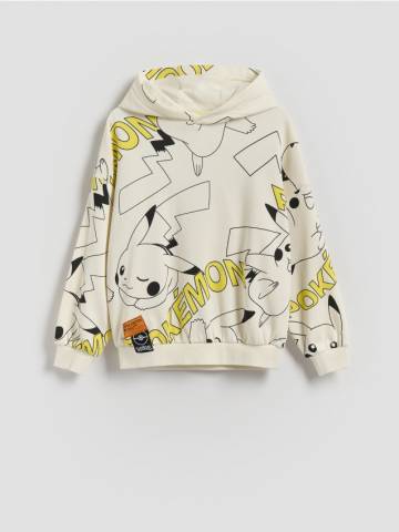 Reserved - Світшот оверсайз Pokémon - кремовий - 422CJ-01X Reserved - Світшот оверсайз Pokémon - кремовий - 422CJ-01X