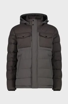 Мужская темно-серая куртка Серый 48 CMP 34K0187-E927