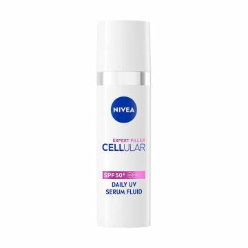 Солнцезащитный флюид для лица NIVEA Cellular Expert Filler SPF 50+, 30 мл