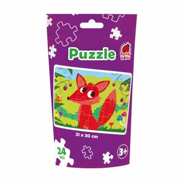 Пазлы Vladi Toys Лисица, в дой-паке, 21*30 см, от 3 лет, 24 детали (RK1130-03) Пазлы Vladi Toys Лисица, в дой-паке, 21*30 см, от 3 лет, 24 детали (RK1130-03)