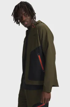 Мужская оливковая ветровка UA Unstoppable Jacket LC Оливковый XL Under Armour 1389354-308