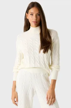 Женский белый гольф Белый XS Guess W5BR30.Z1192;G012