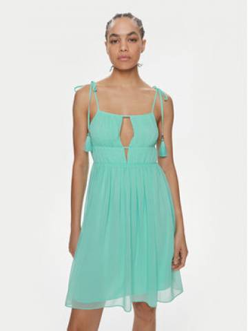 Patrizia Pepe Коктейльна сукня 2A2714/A061-CA03 Бірюзовий Regular Fit Patrizia Pepe Коктейльна сукня 2A2714/A061-CA03 Бірюзовий Regular Fit