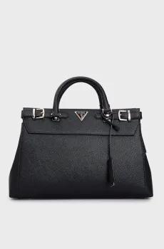 Женская черная сумка LEVANTE LUXURY SATCHEL Черный ONESIZE Guess HWVG9340060