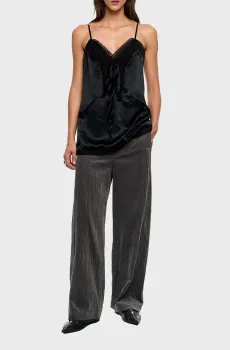 Женские темно-серые вельветовые брюки Серый 36 Bimba Y Lola 252BR6013.10645