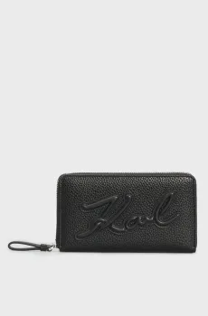 Женский черный кошелек Черный ONESIZE Karl Lagerfeld 246W3290