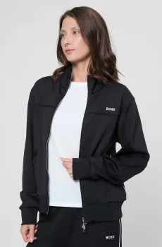 Женская черная спортивная кофта Черный XL BOSS 50544177;001