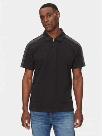 Calvin Klein Jeans Поло Logo Tape J30J327240 Чорний Regular Fit Calvin Klein Jeans Поло Logo Tape J30J327240 Чорний Regular Fit