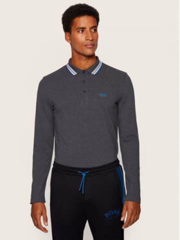 Boss Поло Plisy 50272945 Сірий Regular Fit Boss Поло Plisy 50272945 Сірий Regular Fit