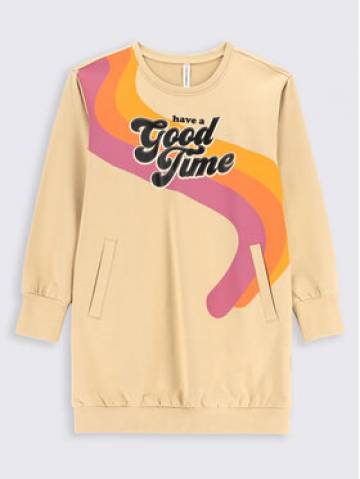 Coccodrillo Трикотажна сукня ZC2129102WOJ Жовтий Regular Fit Coccodrillo Трикотажна сукня ZC2129102WOJ Жовтий Regular Fit