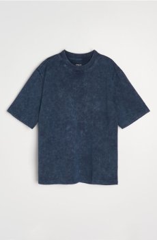 Худі з вареним ефектом - синій