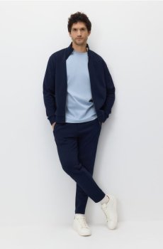 Reserved - Трикотажні штани slim - темно-синій - 464EF-59X