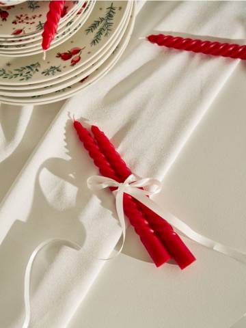 Свічки, 4 шт. - червоний