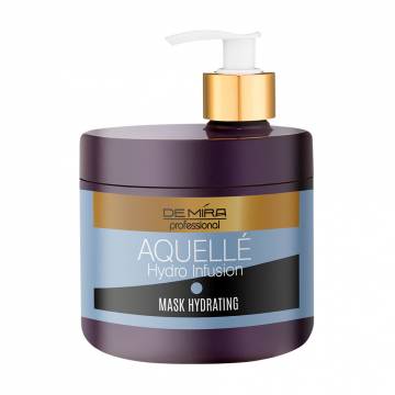 Увлажняющая маска DeMira Professional Aquelle Hydro Infusion Hydrating Mask для всех типов волос, 500 мл Увлажняющая маска DeMira Professional Aquelle Hydro Infusion Hydrating Mask для всех типов волос, 500 мл