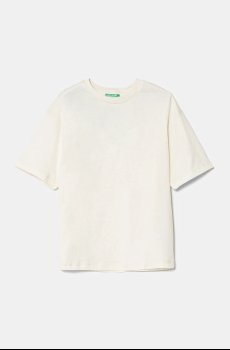 Детская хлопковая футболка United Colors of Benetton