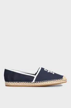 Женские темно-синие эспадрильи TH EMBROIDERED Синий 37 Tommy Hilfiger FW0FW07101