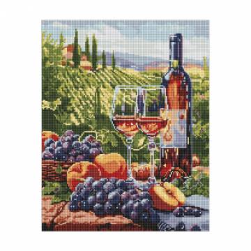 Алмазная мозаика Ideyka Фруктовое вино, 40*50 см (AMO8092) Алмазная мозаика Ideyka Фруктовое вино, 40*50 см (AMO8092)