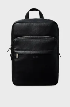 Мужской черный рюкзак RAISED SLIM SQUARE Черный ONESIZE Calvin Klein LV04D3156G