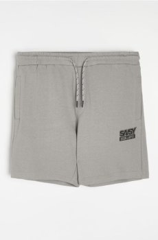 Трикотажні шорти - сірий