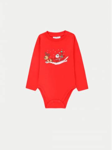 Coccodrillo Дитяче боді ZC4112101MER Червоний Coccodrillo Дитяче боді ZC4112101MER Червоний
