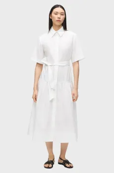 Женское белое платье SHIRT Белый 44 Karl Lagerfeld B2W13017