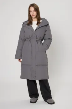 Женский серый пуховик Серый S PRPY PWOUTSKF0041