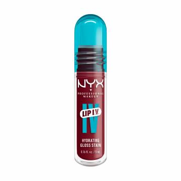 Блеск-тинт для губ NYX Professional Makeup Lip I.V. Hydrating Lip Gloss Stain 09 Blush Rush, 5 мл Блеск-тинт для губ NYX Professional Makeup Lip I.V. Hydrating Lip Gloss Stain 09 Blush Rush, 5 мл